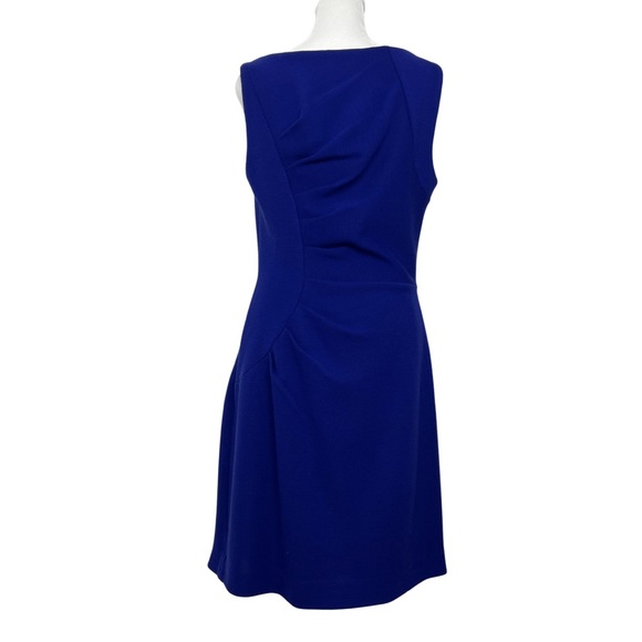 Milly Knit Cobalt Blue Wool Blend Dress Size Medium - Picture 10 of 11